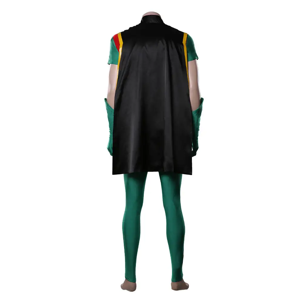 Teen Titans Robin Cosplay Kostüm Jumpsuit Halloween Karneval Outfits 4 Teen Titans Robin Cosplay Kostüm Jumpsuit Halloween Karneval Outfits – Bild 4