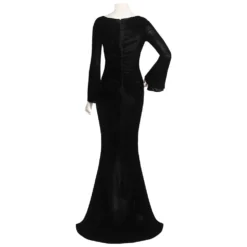 Wednesday Morticia Addams Cosplay Kostüm Outfits Halloween Karneval Kleid -DEKORATIONSGESCHÄFT 441573acd4759975a079e539c2e61510
