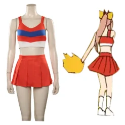 Chainsaw Man Cosplay Power Kostüm Cheerleading Uniform Halloween Karneval Outfits
