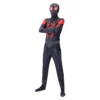 Spider-Man: Into The Spider Verse Miles Morales Cosplay Kostüm Outfits Halloween Karneval Jumpsuit