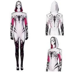 Gwen Stacy Cosplay Spiderman Anti-Venom Serum Kostüm Outfits Halloween Karneval Jumpsuit -DEKORATIONSGESCHÄFT 45d5ccd6712a9ca95bb66508548da063