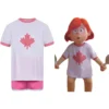 Kinder Turning Red Mei Cosplay Kostüm Schlafanzug Halloween Karneval Outfits