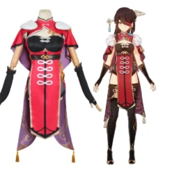 Beidou Cosplay Genshin Impact Kostüm Halloween Karneval Kleid