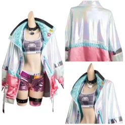 GODDESS OF VICTORY: NIKKE Jackal Kostüm Cosplay Halloween Karneval Outfits -DEKORATIONSGESCHÄFT 4907f85a926aa4aa983147e420ef55aa