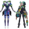 Jinx LoL Cosplay Arcane Kostüm Outfits Halloween Karneval Jumpsuits