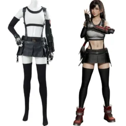 FF7 Final Fantasy VII 7 Remake Tifa Lockhart Cosplay Halloween Karneval Kostüm