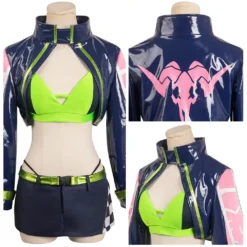 Cyberpunk Edgerunner Rebecca Kostüm Halloween Rennjacke Cyberpunk 2077 Cosplay Originelle Outfits Cossky® -DEKORATIONSGESCHÄFT 4af19014b33563b90cba7d4440ae3706