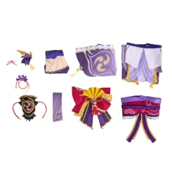 Genshin Impact Baal Raiden Shogun Cosplay Kostüme Outfits Halloween Karneval Kleid -DEKORATIONSGESCHÄFT 4be81eb10108e1e55f7be73b15b9b847