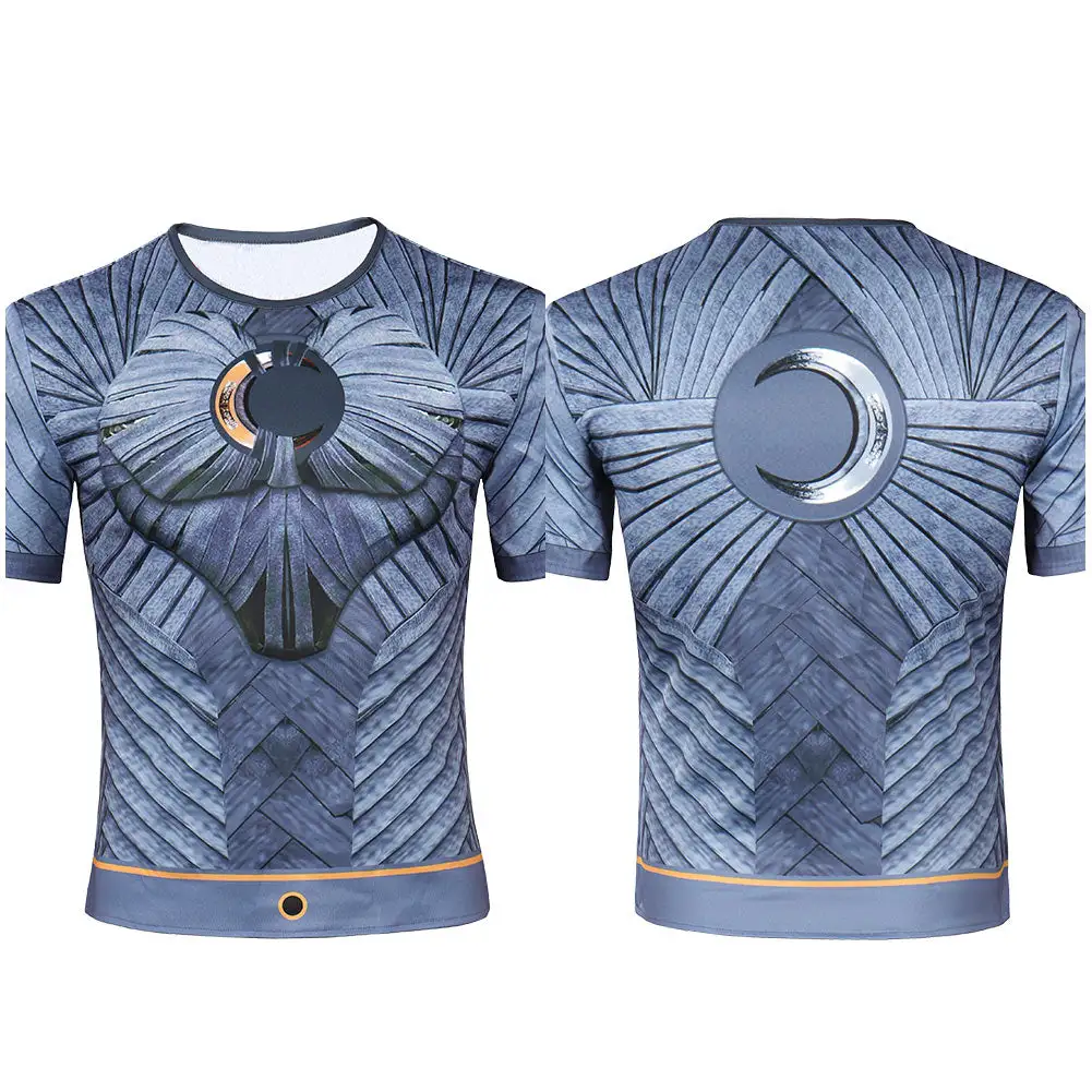Moon Knight 2022 Marc Spector Cosplay Erwachsene Sommer Kurzarm Halloween Karneval T-Shirt 10 Moon Knight 2022 Marc Spector Cosplay Erwachsene Sommer Kurzarm Halloween Karneval T-Shirt – Bild 10