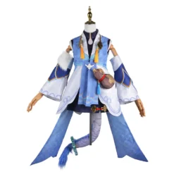 Honkai: Star Rail Bailu Kostüm Cosplay Halloween Karneval Outfits