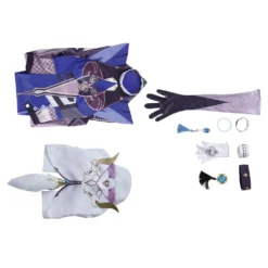 Yelan Genshin Impact Cosplay Kostüm Halloween Karneval Outfits -DEKORATIONSGESCHÄFT 50948bbe14c99ebb8c6a458ba6fc38db