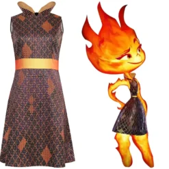Elemental Ember Kleid Cosplay Halloween Karneval Outfits