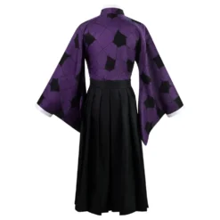 Demon Slayer Kokushibo Kostüm Kimono Cosplay Halloween Karneval Outfits -DEKORATIONSGESCHÄFT 51ebf945f79da7bc563ff13904935b27