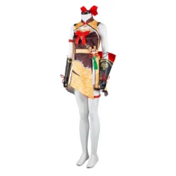 Genshin Impact Xiangling Cosplay Halloween Karneval Outfits Kostüme -DEKORATIONSGESCHÄFT 544f0756ea11b937bd090f02ecc7baae