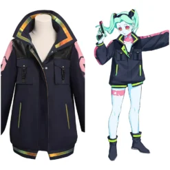 Cyberpunk: Edgerunners Rebecca Cosplay Kostüm Outfits Halloween Karneval Mantel -DEKORATIONSGESCHÄFT 5562289effa123e8fb47abebb5868723