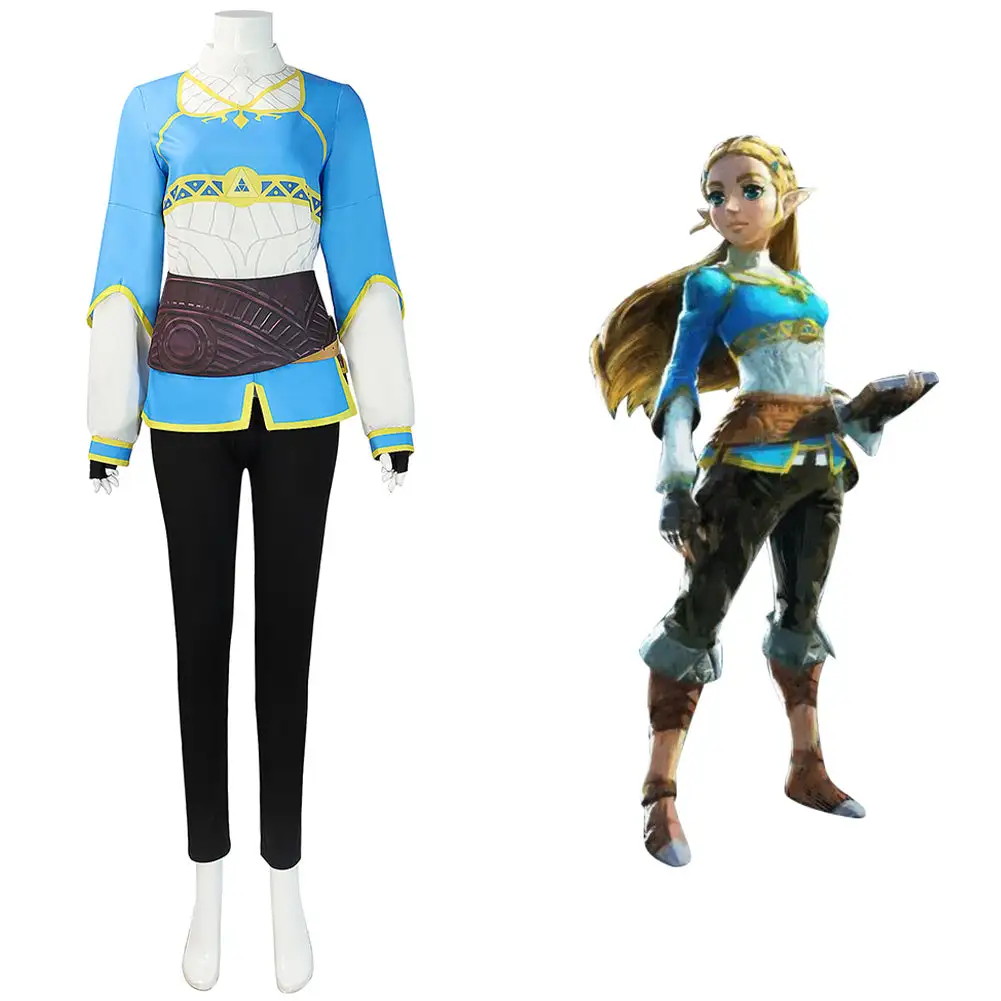 The Legend Of Zelda: Tears Of The Kingdom Princess Zelda/Tetra/Sheik Cosplay Kostüm Halloween Karneval Outfits 1 The Legend Of Zelda: Tears Of The Kingdom Princess Zelda/Tetra/Sheik Cosplay Kostüm Halloween Karneval Outfits