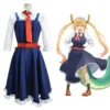 Tohru Miss Kobayashi's Dragon Maid Cosplay Kostüme Halloween Karneval Kleid