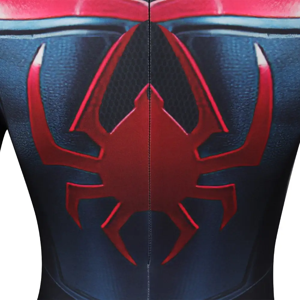 Spider-Man 2 Black Spider Overall Cosplay Jumpsuit Miles Morales Halloween Karmeval Outfits 7 Spider-Man 2 Black Spider Overall Cosplay Jumpsuit Miles Morales Halloween Karmeval Outfits – Bild 7