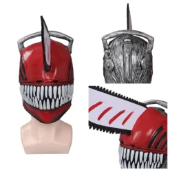 Chainsaw Man Cosplay Latex Maske Halloween Party Requisiten -DEKORATIONSGESCHÄFT 5caa8b96c7aa2d422dcc7ab4cc67c3c0