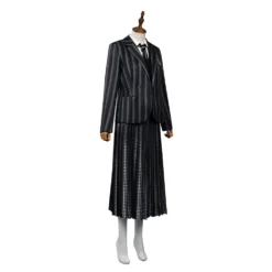 Wednesday Addams Cosplay Wednesday School Uniform Halloween Karneval Outfits -DEKORATIONSGESCHÄFT 5eb5a3cfe834b297fa9d025ee76dbfbf