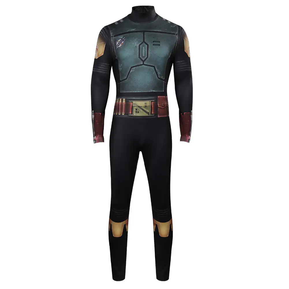 Boba Fett The Book Of Boba Fett Cosplay Kostüme Outfits Halloween Karneval Jumpsuit Cossky® 3 Boba Fett The Book Of Boba Fett Cosplay Kostüme Outfits Halloween Karneval Jumpsuit Cossky® – Bild 3