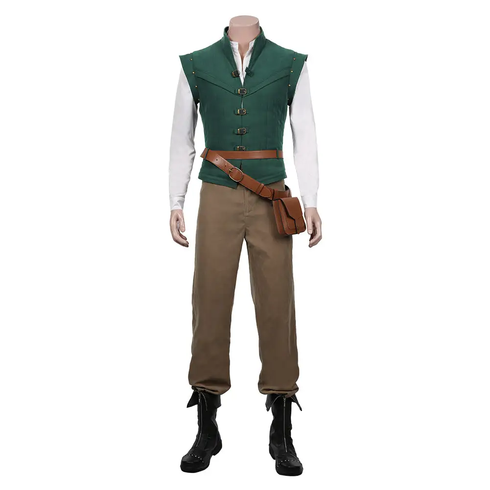 Flynn Rider Kostüm Tangled Eugene Fitzherbert Cosplay Halloween Karneval Kostüm 2 Flynn Rider Kostüm Tangled Eugene Fitzherbert Cosplay Halloween Karneval Kostüm – Bild 2