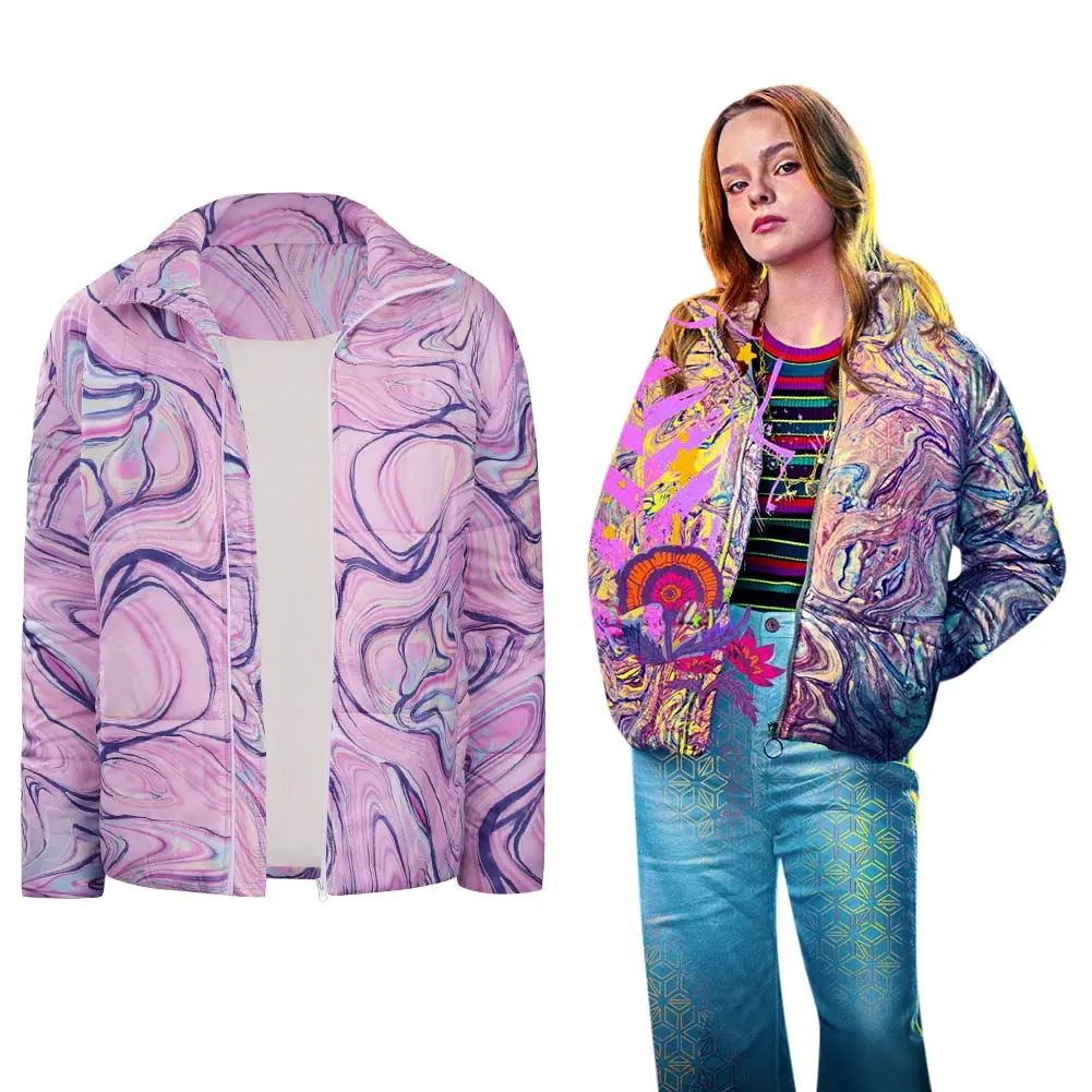 Ms. Marvel (2022) Zoe Zimmer Cosplay Kostüm Mantel Outfits Halloween Jacke 1 Ms. Marvel (2022) Zoe Zimmer Cosplay Kostüm Mantel Outfits Halloween Jacke