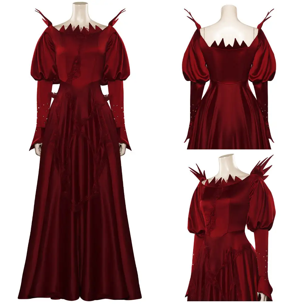 Disenchanted Cosplay Gisellen Red Party Dress Halloween Karneval Kleid 8 Disenchanted Cosplay Gisellen Red Party Dress Halloween Karneval Kleid – Bild 8