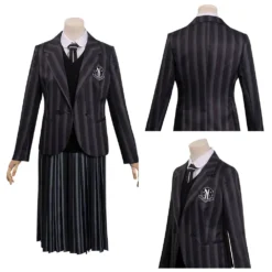 Kinder Wednesday Addams Cosplay Wednesday Kostüm Halloween Karneval Uniform 17 Kinder Wednesday Addams Cosplay Wednesday Kostüm Halloween Karneval Uniform -DEKORATIONSGESCHÄFT 62b1115b85c0467221adbe00c129eed9