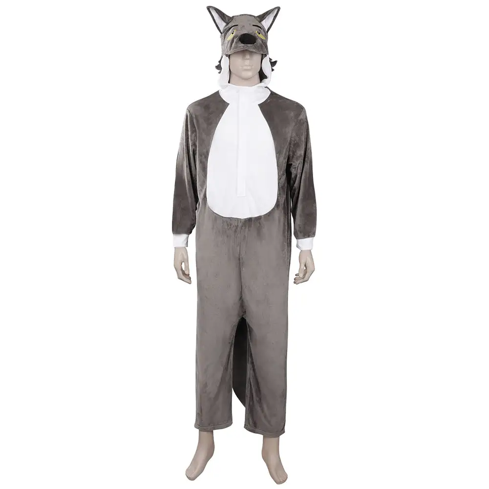 The Bad Guys Wolf Cosplay Kostüm Overall Halloween Karneval Originell Pyjamas Cossky® 2 The Bad Guys Wolf Cosplay Kostüm Overall Halloween Karneval Originell Pyjamas Cossky® – Bild 2