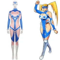 Street Fighter Nanakawa Mika Cosplay Kostüm Halloween Karneval Jumpsuit