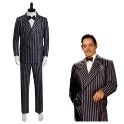 The Addams Family Cosplay Gomez Addams Kostüm Outfits Halloween Karneval Anzug