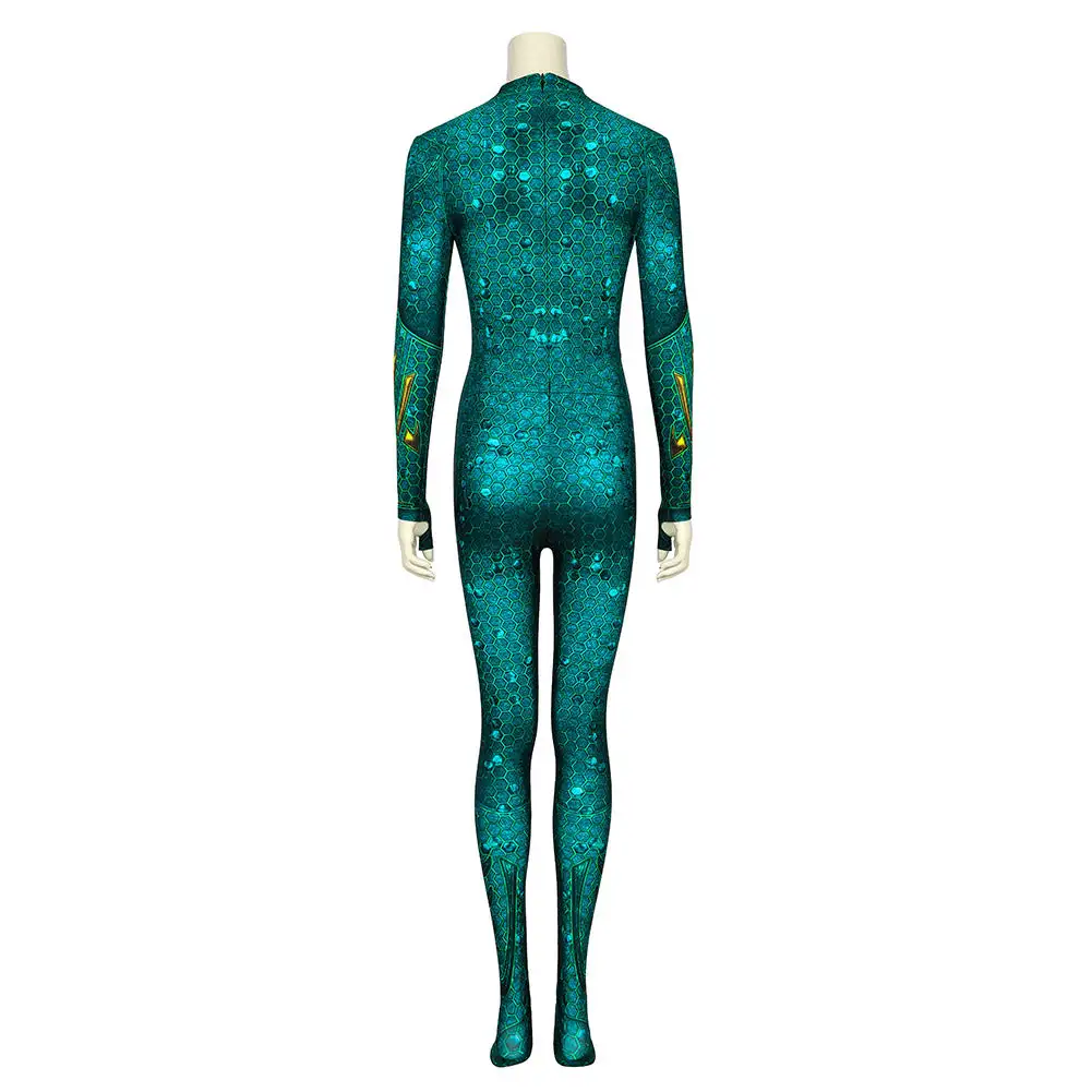 Aquaman Mera Cosplay Kostüm Outfits Halloween Karneval Jumpsuit 9 Aquaman Mera Cosplay Kostüm Outfits Halloween Karneval Jumpsuit – Bild 9
