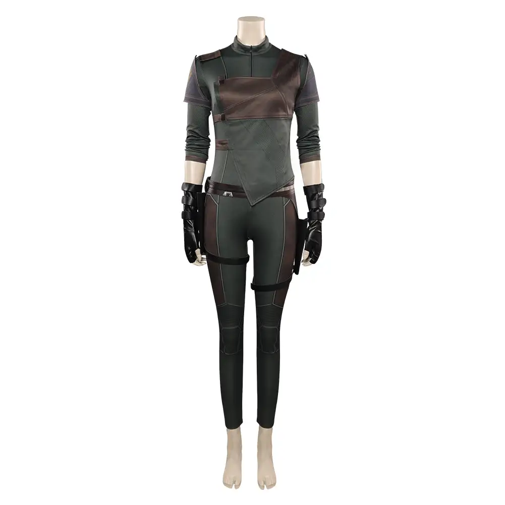 Guardians Of The Galaxy Vol. 3 Gamora Jumpsuit Cosplay Kostüm Halloween Karneval Overall 2 Guardians Of The Galaxy Vol. 3 Gamora Jumpsuit Cosplay Kostüm Halloween Karneval Overall – Bild 2