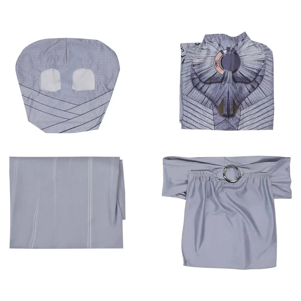 Kinder Moon Knight Marc Spector Cosplay Kostüm Halloween Karneval Origniell Jumpsuit 10 Kinder Moon Knight Marc Spector Cosplay Kostüm Halloween Karneval Origniell Jumpsuit – Bild 10