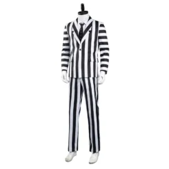 Adam Maitland Beetlejuice Cosplay Kostüm Herren Streifenanzug Outfits Halloween Karneval Kostüm -DEKORATIONSGESCHÄFT 69a846f7d98fac4792ce4a70878750ff