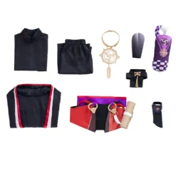 Genshin Impact Fatui Scaramouche Cosplay Kostüme Halloween Karneval Outfits -DEKORATIONSGESCHÄFT 69d9bfa47c822cb539b4e4497e8b9f9b