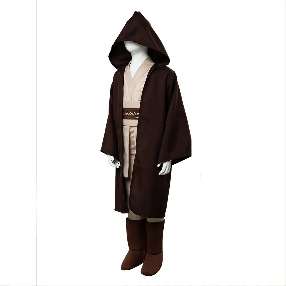 Star Wars Obi Wan Kenobi Jedi Kind Halloween Cosplay Kostüm 10 Star Wars Obi Wan Kenobi Jedi Kind Halloween Cosplay Kostüm – Bild 10