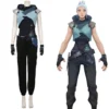 Jett Kostüm Valorant Cosplay Kostüm Halloween Jumpsuit Karneval Kostüm