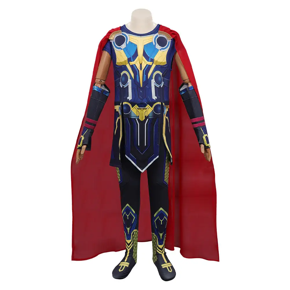Kinder Thor: Love And Thunder (2022) Cosplay Thor Kostüm Outfits Halloween Karneval Jumpsuit 2 Kinder Thor: Love And Thunder (2022) Cosplay Thor Kostüm Outfits Halloween Karneval Jumpsuit – Bild 2