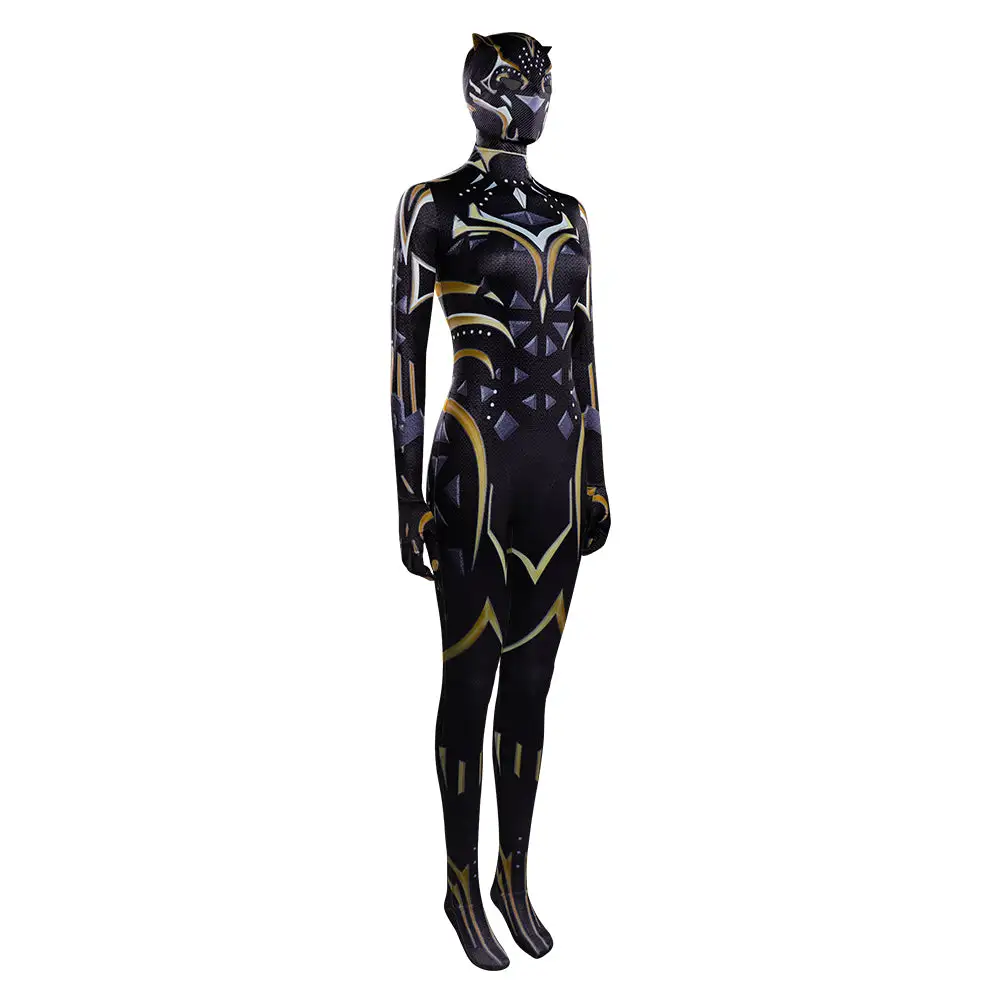 Black Panther: Wakanda Forever Cosplay New Black Panther Outfits Halloween Karneval Jumpsuit 5 Black Panther: Wakanda Forever Cosplay New Black Panther Outfits Halloween Karneval Jumpsuit – Bild 5