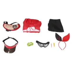 Genshin Impact X Pizzahut Amber Cosplay Kostüm Halloween Karneval Outfits -DEKORATIONSGESCHÄFT 6e5fbb900b7db528b1ecb3e9d9b86137