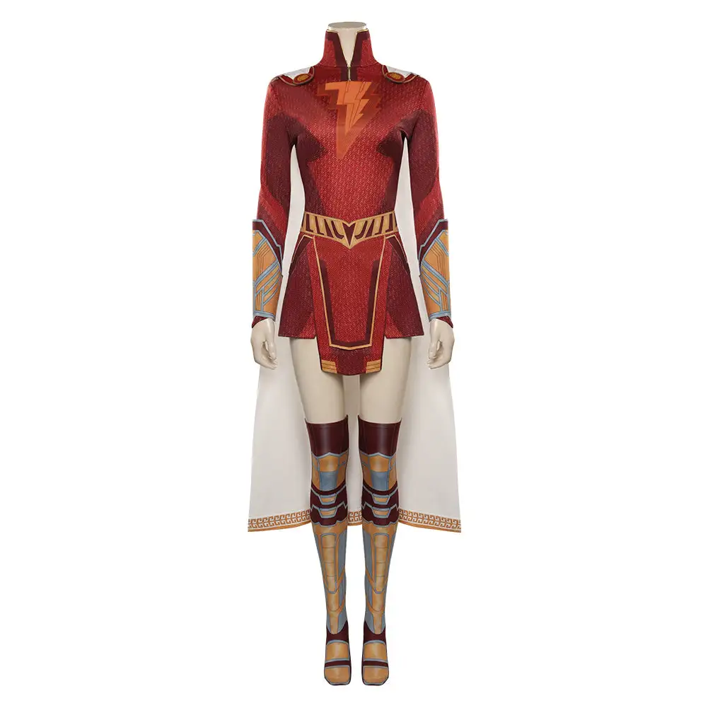 Shazam! Fury Of The Gods Cosplay Mary Marvel Kostüm Halloween Karneval Kleid 2 Shazam! Fury Of The Gods Cosplay Mary Marvel Kostüm Halloween Karneval Kleid – Bild 2