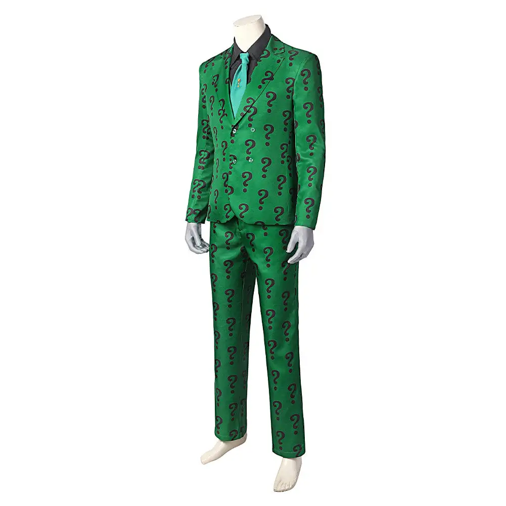 Riddler The Batman Edward Nygma Cosplay Kostüm Halloween Karneval Outfits 2 Riddler The Batman Edward Nygma Cosplay Kostüm Halloween Karneval Outfits – Bild 2