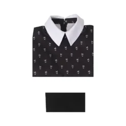 Kinder Wednesday (2022) The Addams Family Cosplay Wednesday Kostüm Original Dress Halloween Karneval Kleid -DEKORATIONSGESCHÄFT 7296e792afea00eef01f7fa1cb039146