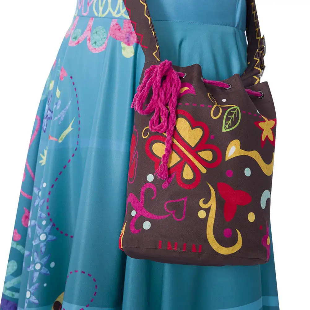 Encanto Mirabel Cosplay Kostüme Outfits Halloween Karneval Kleid 6 Encanto Mirabel Cosplay Kostüme Outfits Halloween Karneval Kleid – Bild 6