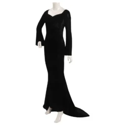 Wednesday Morticia Addams Cosplay Kostüm Outfits Halloween Karneval Kleid -DEKORATIONSGESCHÄFT 733588ae22f1b185e662a4272fa0986b