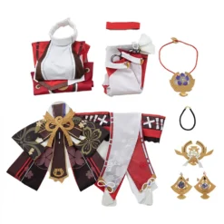 Genshin Impact Yae Miko Cosplay Kostüme Outfits Halloween Karneval Kleid -DEKORATIONSGESCHÄFT 7350bc10c72df756e6167b6b04ef2847