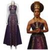 Black Panther: Wakanda Forever Cosplay Ramonda Kostüm Halloween Karneval Kleid