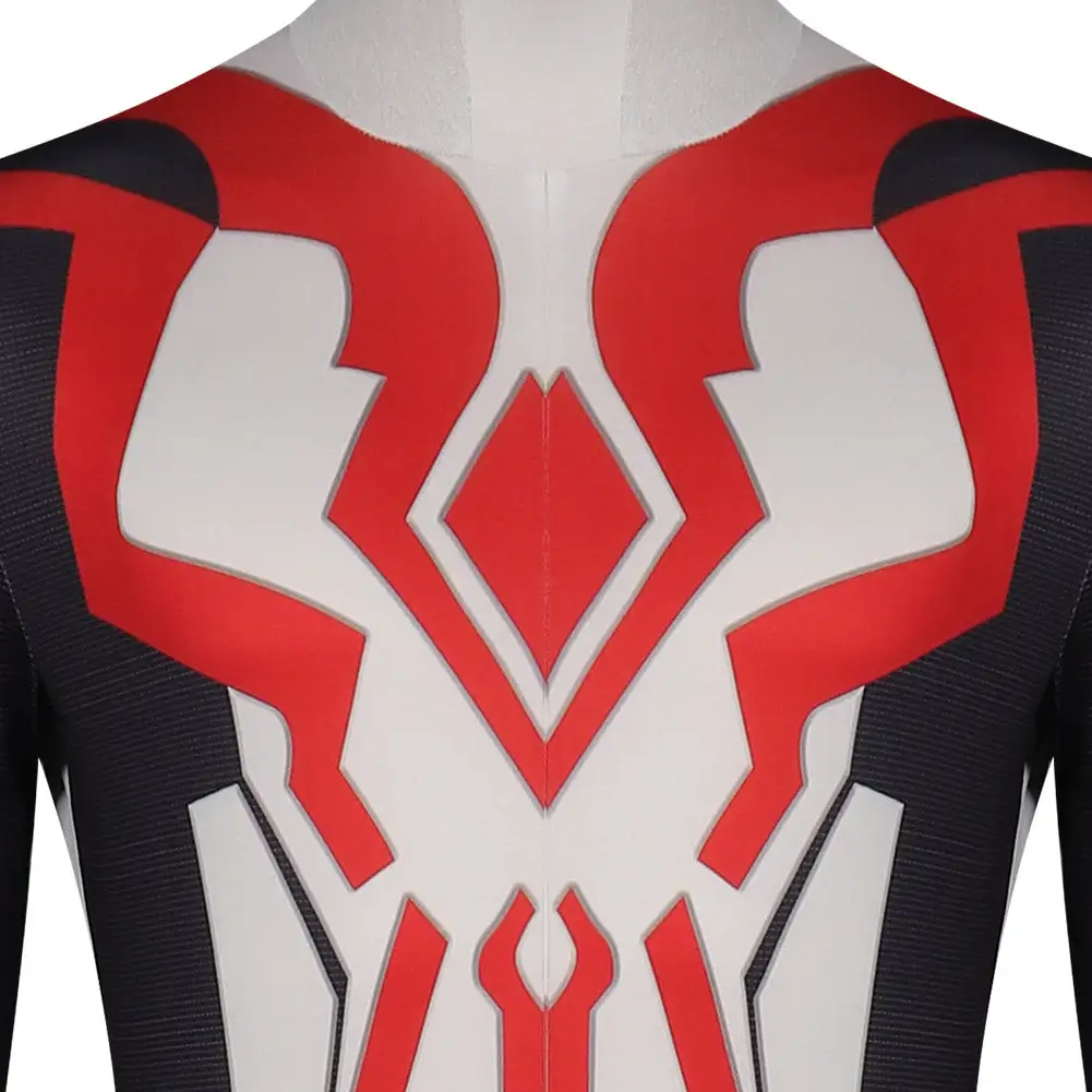 Spider-Man 2099 Miguel O'Hara Overall Cosplay Halloween Karneval Kostüm 7 Spider-Man 2099 Miguel O'Hara Overall Cosplay Halloween Karneval Kostüm – Bild 7